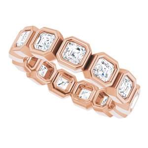 Bezel-Set Eternity Band
