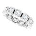 Bezel-Set Eternity Band