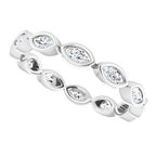 Bezel-Set Eternity Band