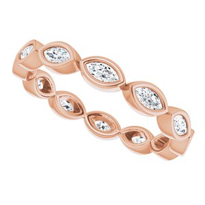 Bezel-Set Eternity Band