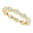 Bezel-Set Eternity Band
