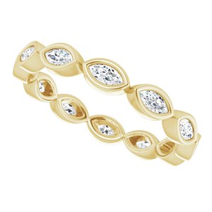Bezel-Set Eternity Band