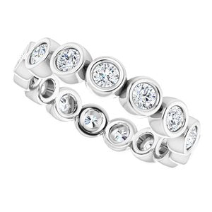 Bezel-Set Eternity Band