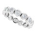 Bezel-Set Eternity Band
