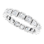 Bezel-Set Eternity Band