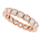 Bezel-Set Eternity Band