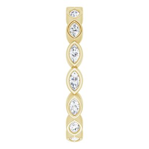 Bezel-Set Eternity Band