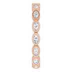 Bezel-Set Eternity Band