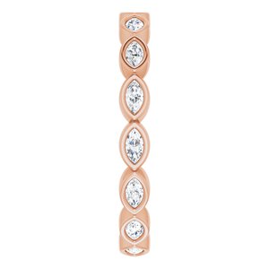 Bezel-Set Eternity Band
