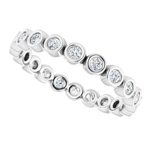 Bezel-Set Eternity Band