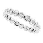 Bezel-Set Eternity Band