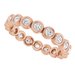 Bezel-Set Eternity Band