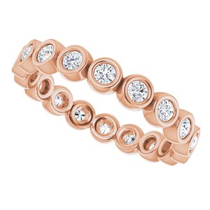 Bezel-Set Eternity Band