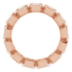 Bezel-Set Eternity Band