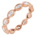 Bezel-Set Eternity Band
