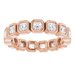 Bezel-Set Eternity Band