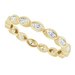 Bezel-Set Eternity Band