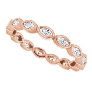Bezel-Set Eternity Band