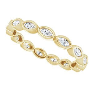 Bezel-Set Eternity Band