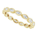 Bezel-Set Eternity Band