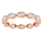 Bezel-Set Eternity Band