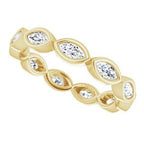 Bezel-Set Eternity Band