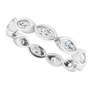 Bezel-Set Eternity Band