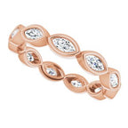 Bezel-Set Eternity Band