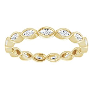 Bezel-Set Eternity Band