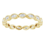 Bezel-Set Eternity Band