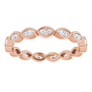 Bezel-Set Eternity Band