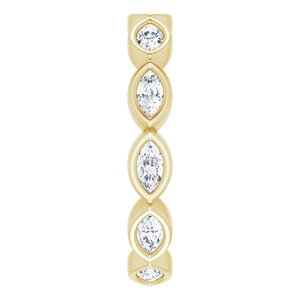 Bezel-Set Eternity Band