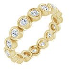 Bezel-Set Eternity Band