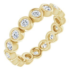 Bezel-Set Eternity Band