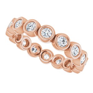Bezel-Set Eternity Band