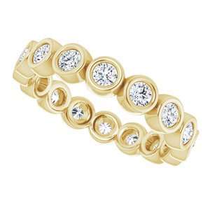 Bezel-Set Eternity Band