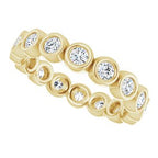 Bezel-Set Eternity Band