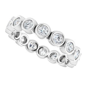 Bezel-Set Eternity Band
