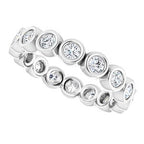 Bezel-Set Eternity Band