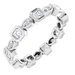 Accented Bezel-Set Eternity Band