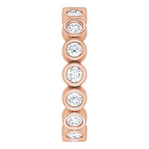 Bezel-Set Eternity Band
