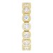 Bezel-Set Eternity Band