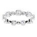 Accented Bezel-Set Eternity Band