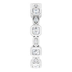 Accented Bezel-Set Eternity Band