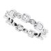 Accented Bezel-Set Eternity Band