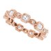 Accented Bezel-Set Eternity Band