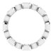 Accented Bezel-Set Eternity Band
