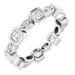 Accented Bezel-Set Eternity Band