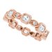Accented Bezel-Set Eternity Band