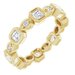 Accented Bezel-Set Eternity Band